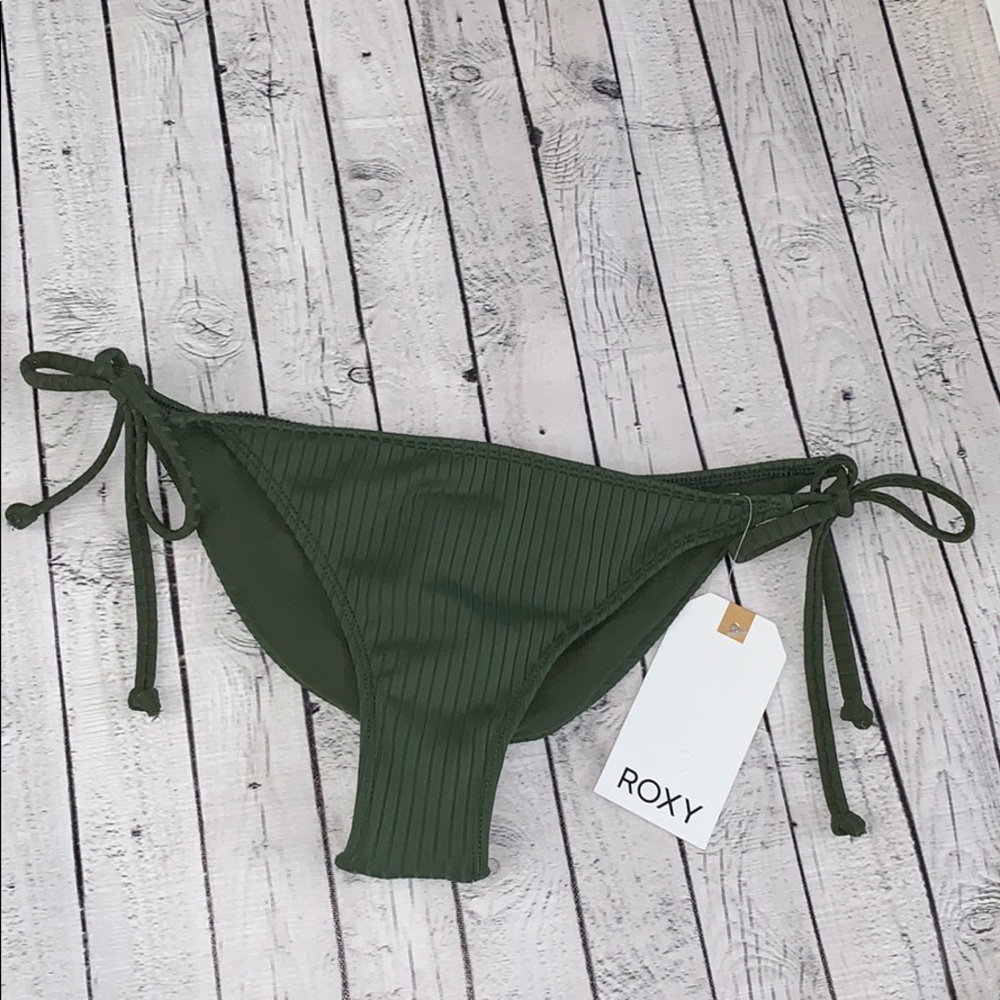 🌊Roxy women’s bikini bottoms goldy sandy green - Picture 4 of 4